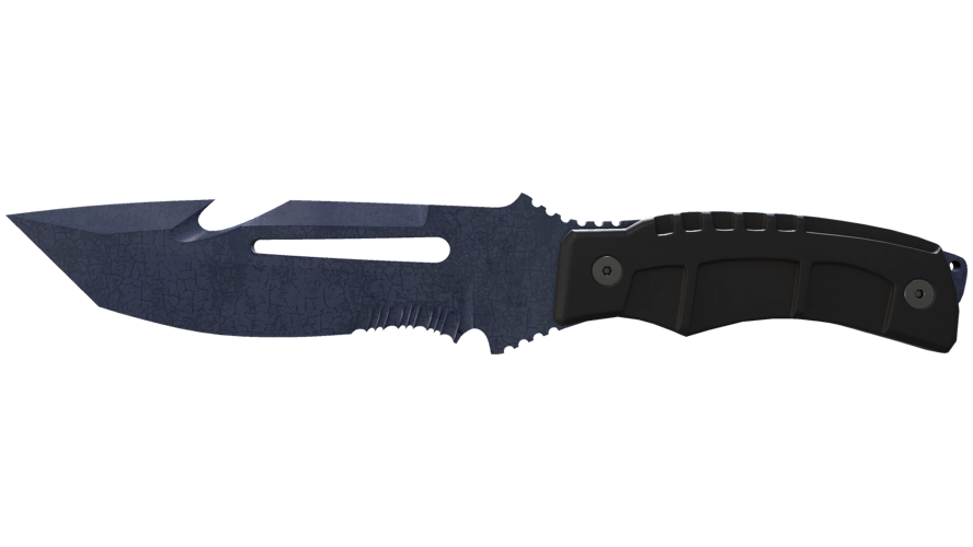 ★ Survival Knife | Blue Steel (Battle-Scarred)