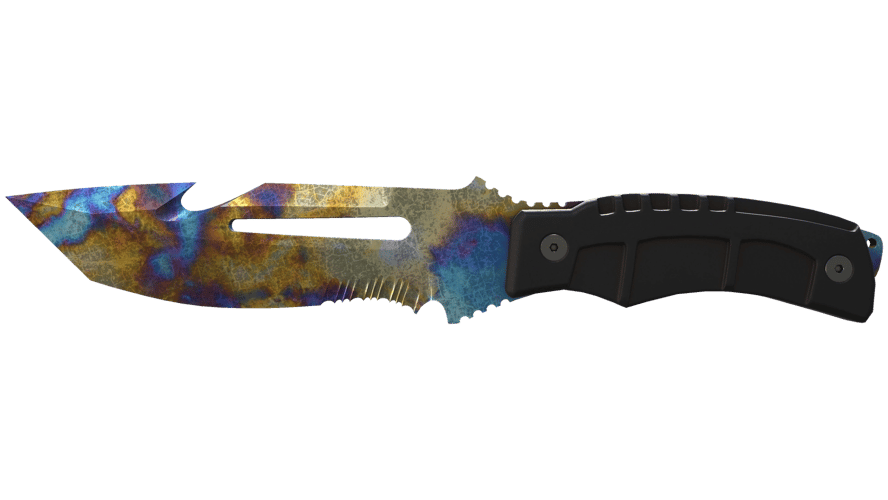 ★ Survival Knife | Case Hardened (Well-Worn)
