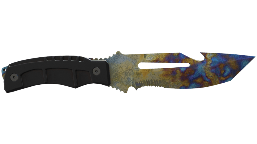 ★ Survival Knife | Case Hardened (Well-Worn)