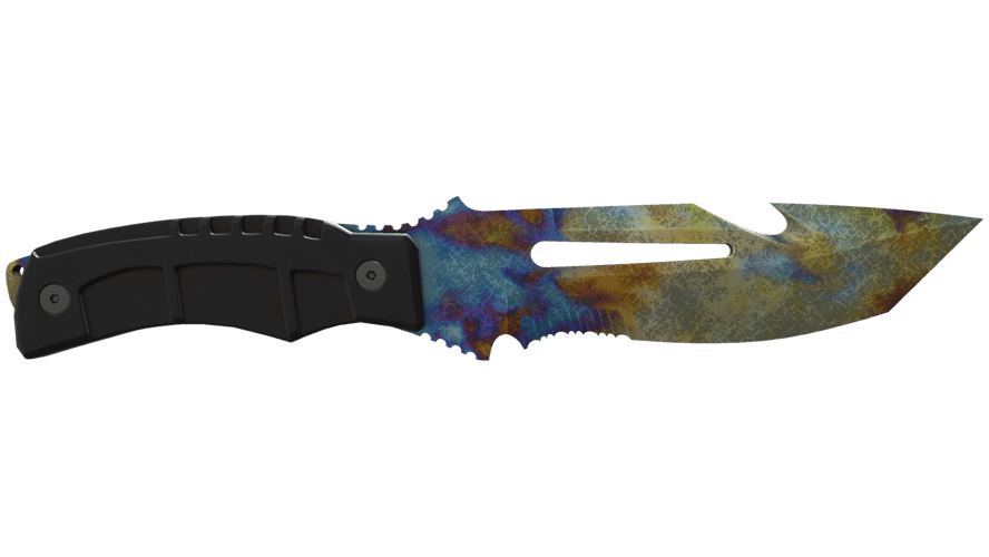 ★ Survival Knife | Case Hardened (Well-Worn)