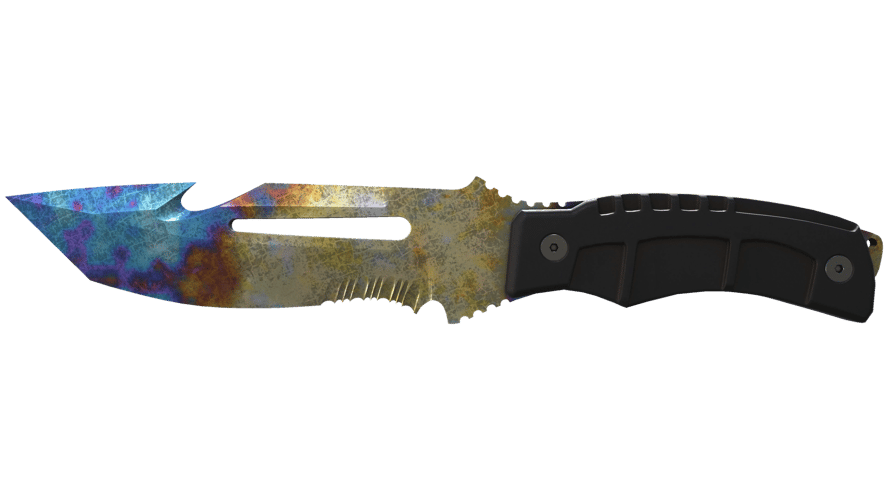 ★ Survival Knife | Case Hardened (Well-Worn)