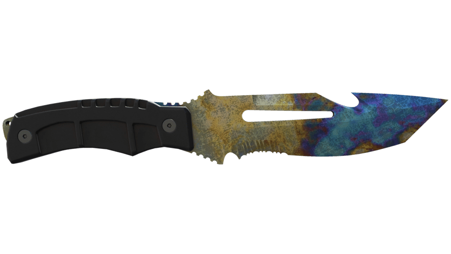 ★ Survival Knife | Case Hardened (Well-Worn)
