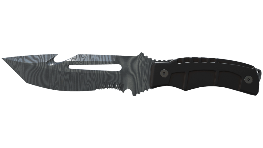 ★ Survival Knife | Damascus Steel (Battle-Scarred)