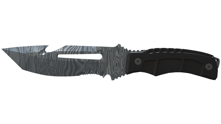 ★ Survival Knife | Damascus Steel (Well-Worn)