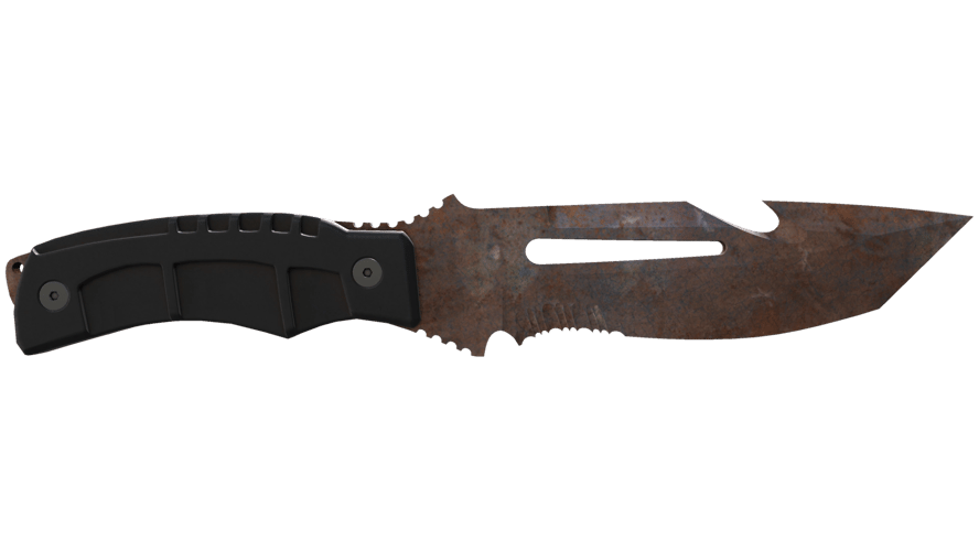 ★ Survival Knife | Rust Coat (Battle-Scarred)