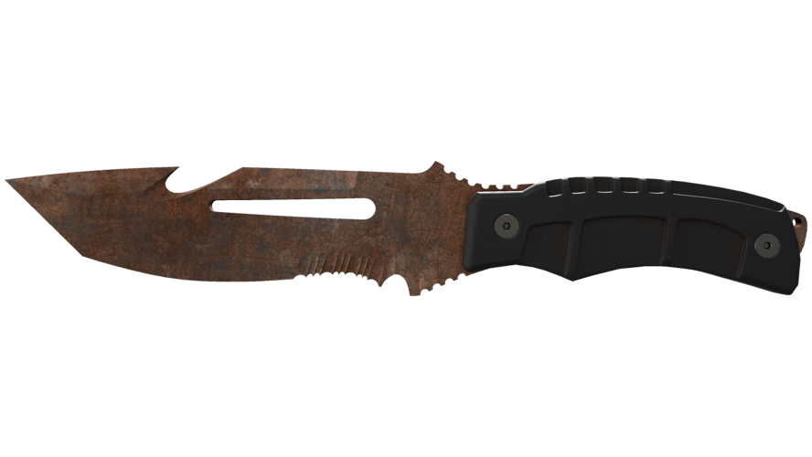 ★ Survival Knife | Rust Coat (Battle-Scarred)
