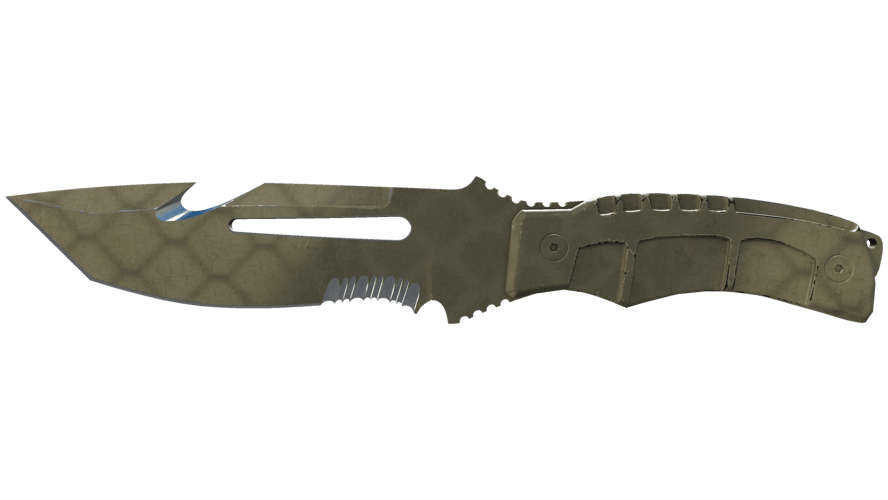 ★ Survival Knife | Safari Mesh (Well-Worn)