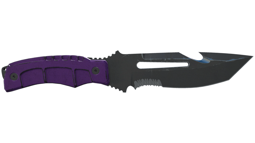 ★ Survival Knife | Ultraviolet (Battle-Scarred)