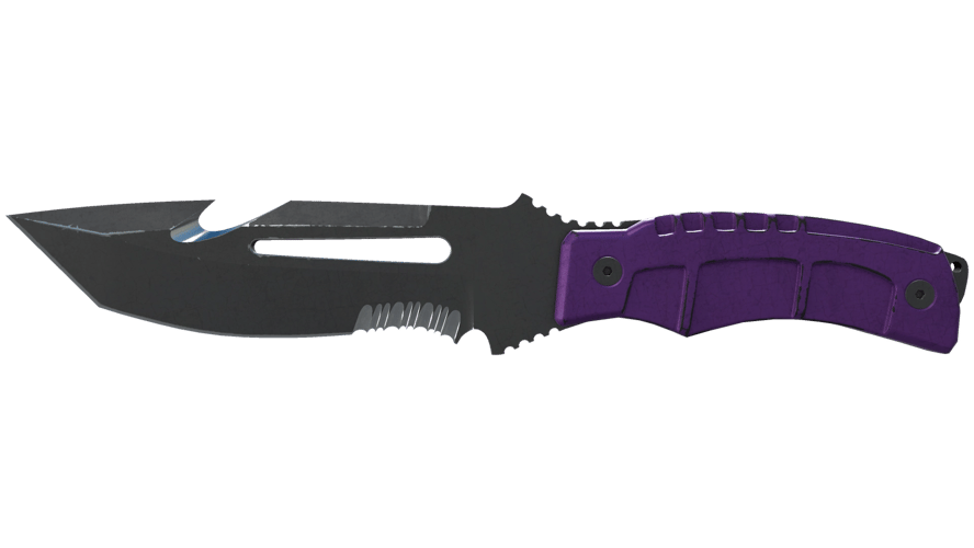 ★ Survival Knife | Ultraviolet (Battle-Scarred)