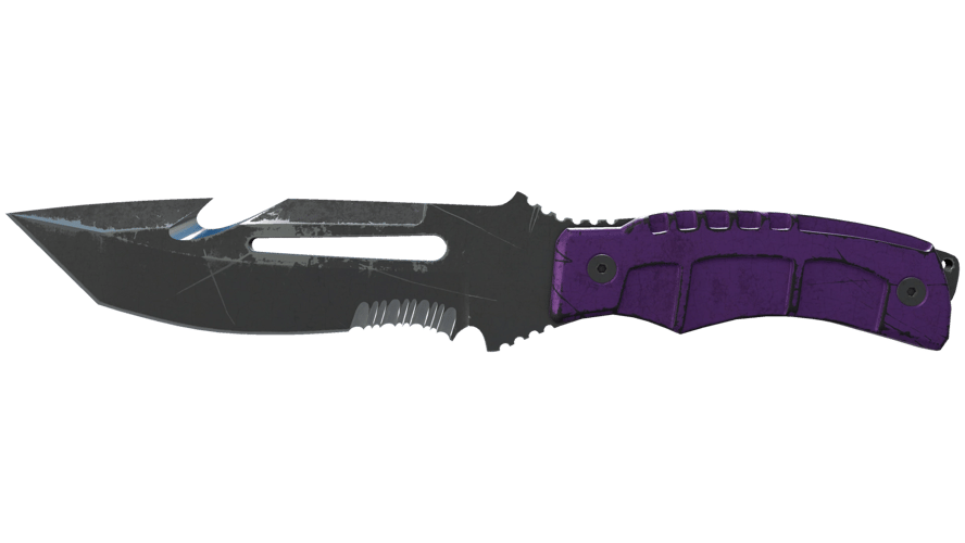 ★ Survival Knife | Ultraviolet (Battle-Scarred)