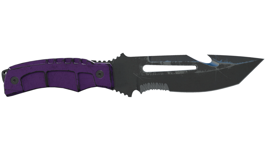★ Survival Knife | Ultraviolet (Battle-Scarred)