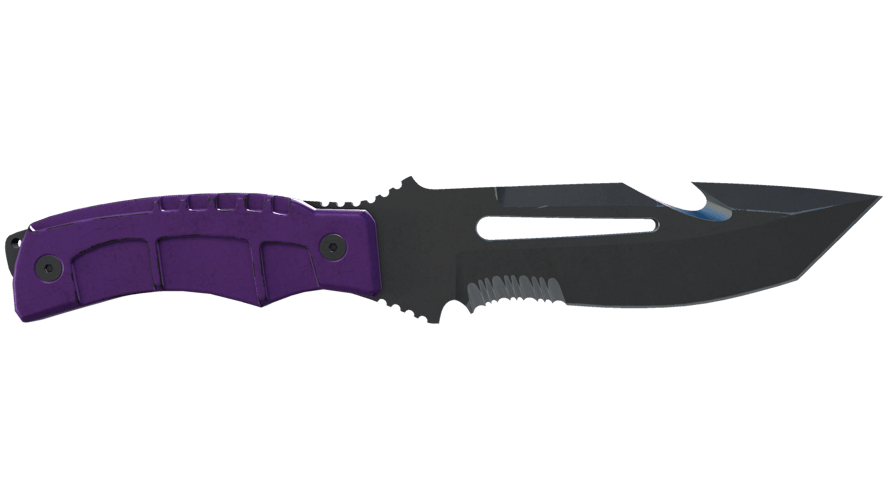 ★ Survival Knife | Ultraviolet (Well-Worn)