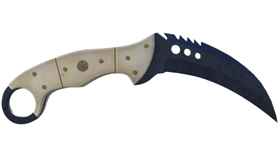★ Talon Knife | Blue Steel (Battle-Scarred)