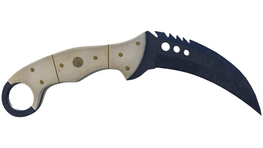 ★ Talon Knife | Blue Steel (Battle-Scarred)