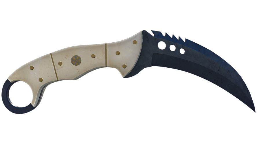 ★ Talon Knife | Blue Steel (Well-Worn)