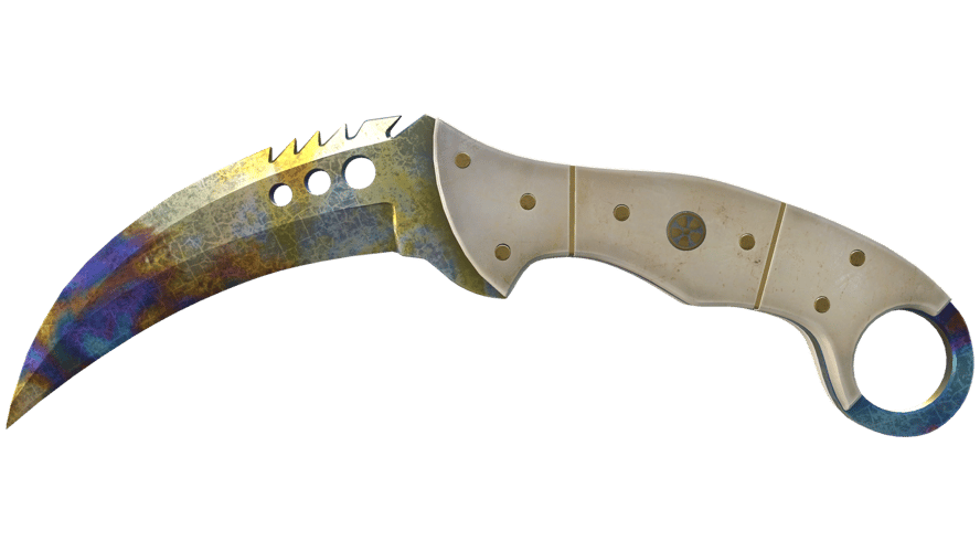 ★ Talon Knife | Case Hardened (Well-Worn)