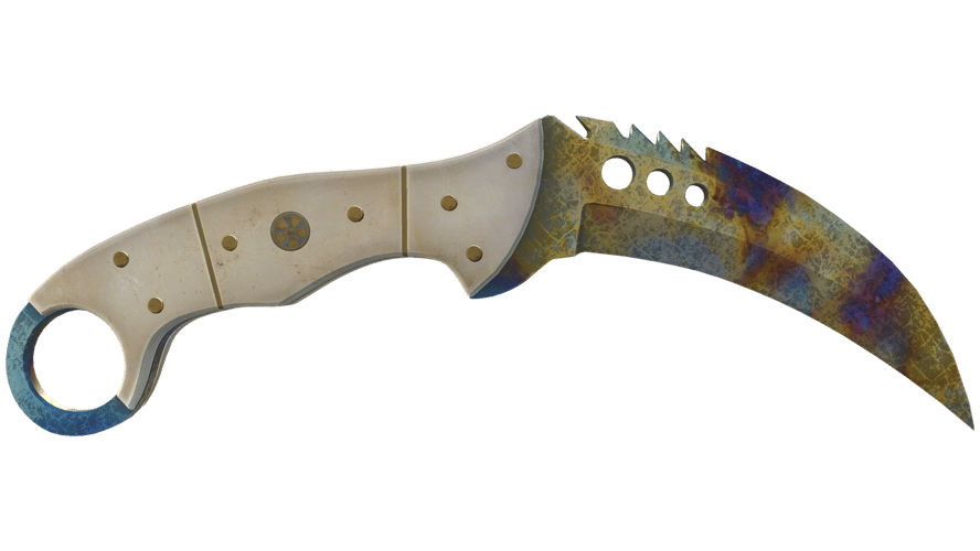 ★ Talon Knife | Case Hardened (Well-Worn)