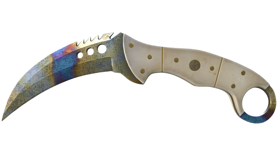 ★ Talon Knife | Case Hardened (Well-Worn)