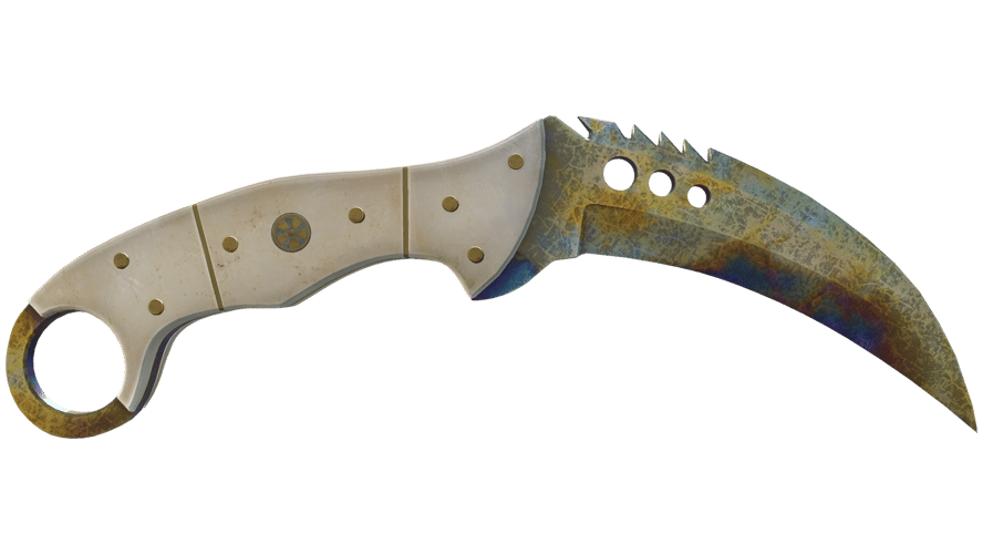 ★ Talon Knife | Case Hardened (Well-Worn)
