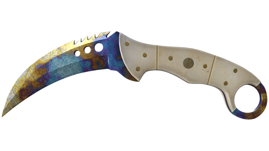 ★ Talon Knife | Case Hardened (Well-Worn)
