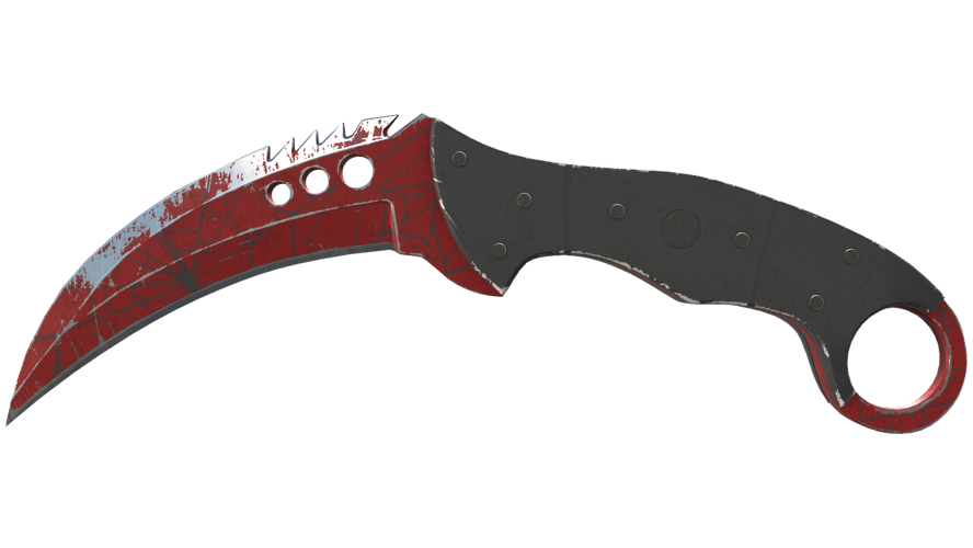 ★ Talon Knife | Crimson Web (Battle-Scarred)