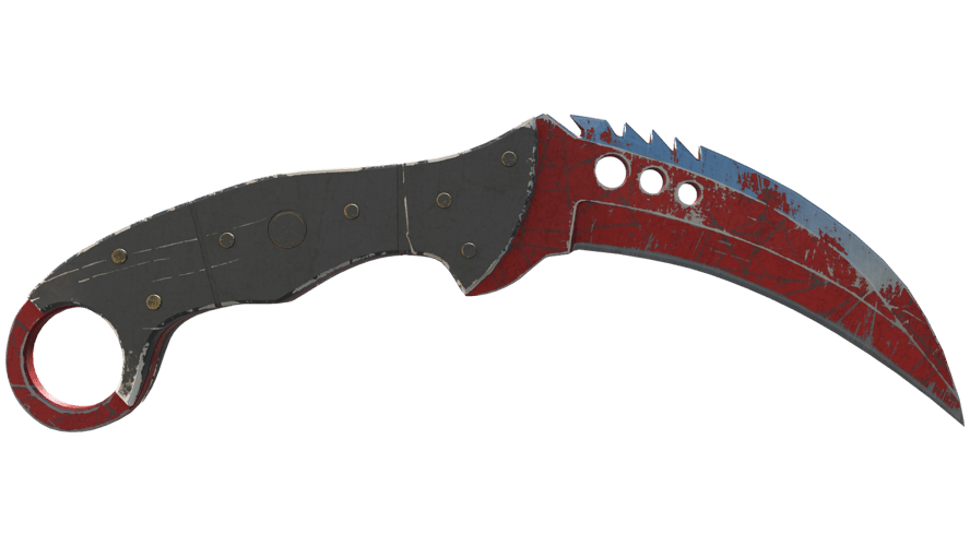 ★ Talon Knife | Crimson Web (Battle-Scarred)