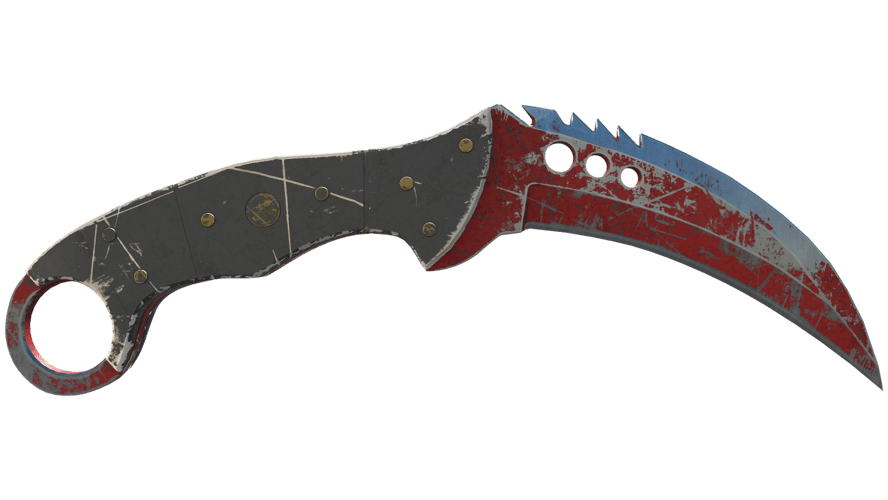 ★ Talon Knife | Crimson Web (Battle-Scarred)