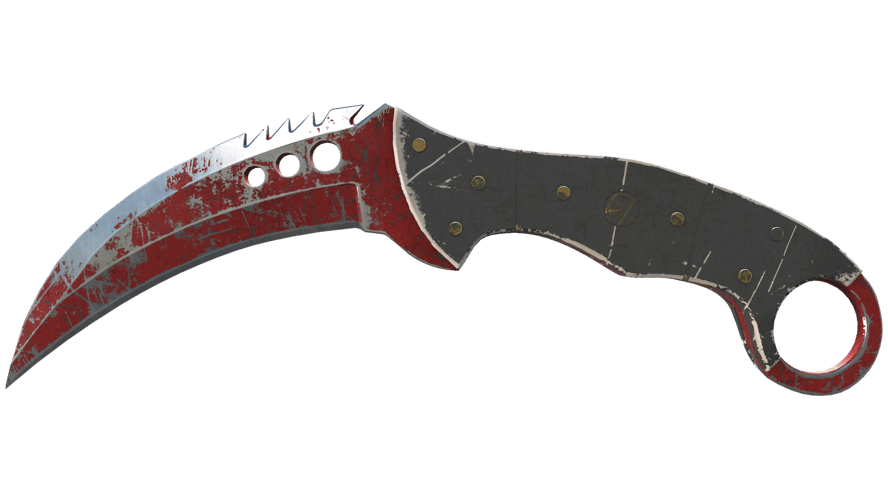 ★ Talon Knife | Crimson Web (Battle-Scarred)