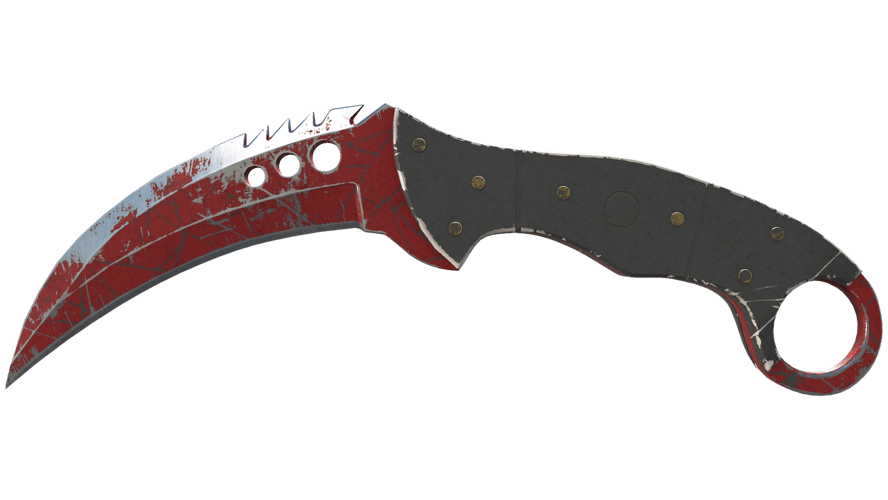 ★ Talon Knife | Crimson Web (Battle-Scarred)