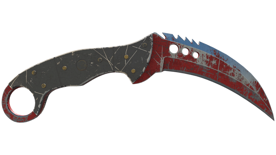 ★ Talon Knife | Crimson Web (Battle-Scarred)