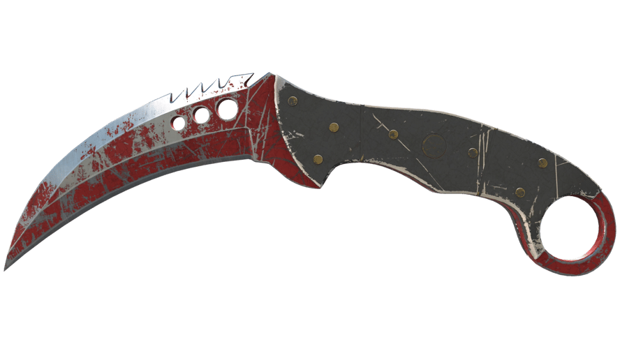 ★ Talon Knife | Crimson Web (Battle-Scarred)