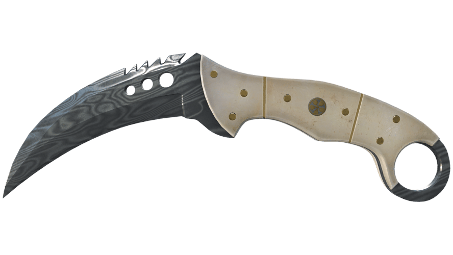 ★ Talon Knife | Damascus Steel (Battle-Scarred)