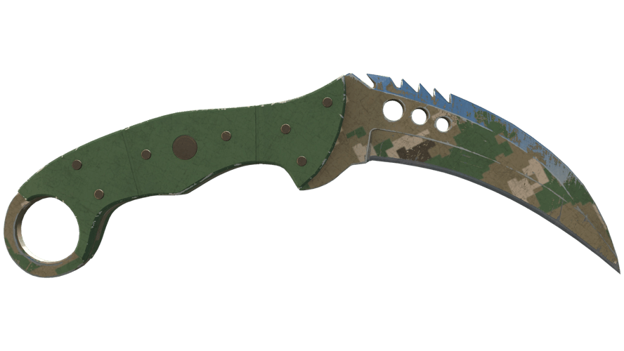 ★ Talon Knife | Forest DDPAT (Well-Worn)