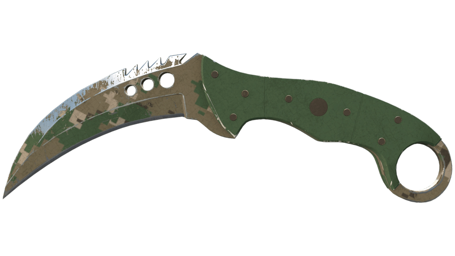 ★ Talon Knife | Forest DDPAT (Well-Worn)
