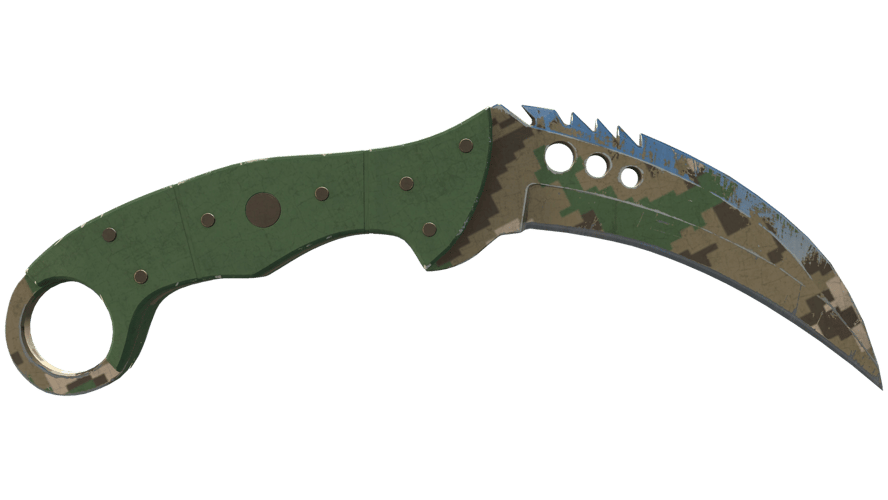 ★ Talon Knife | Forest DDPAT (Well-Worn)