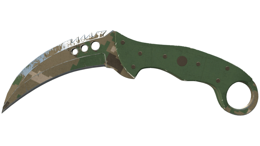 ★ Talon Knife | Forest DDPAT (Well-Worn)