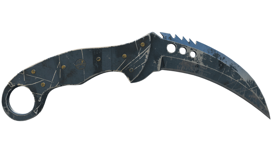 ★ Talon Knife | Night Stripe (Battle-Scarred)