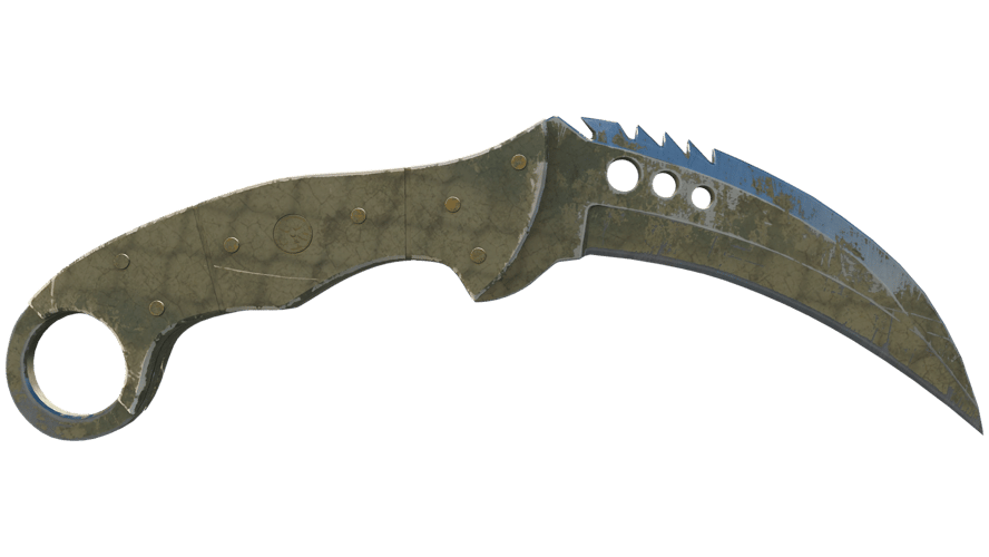 ★ Talon Knife | Safari Mesh (Battle-Scarred)