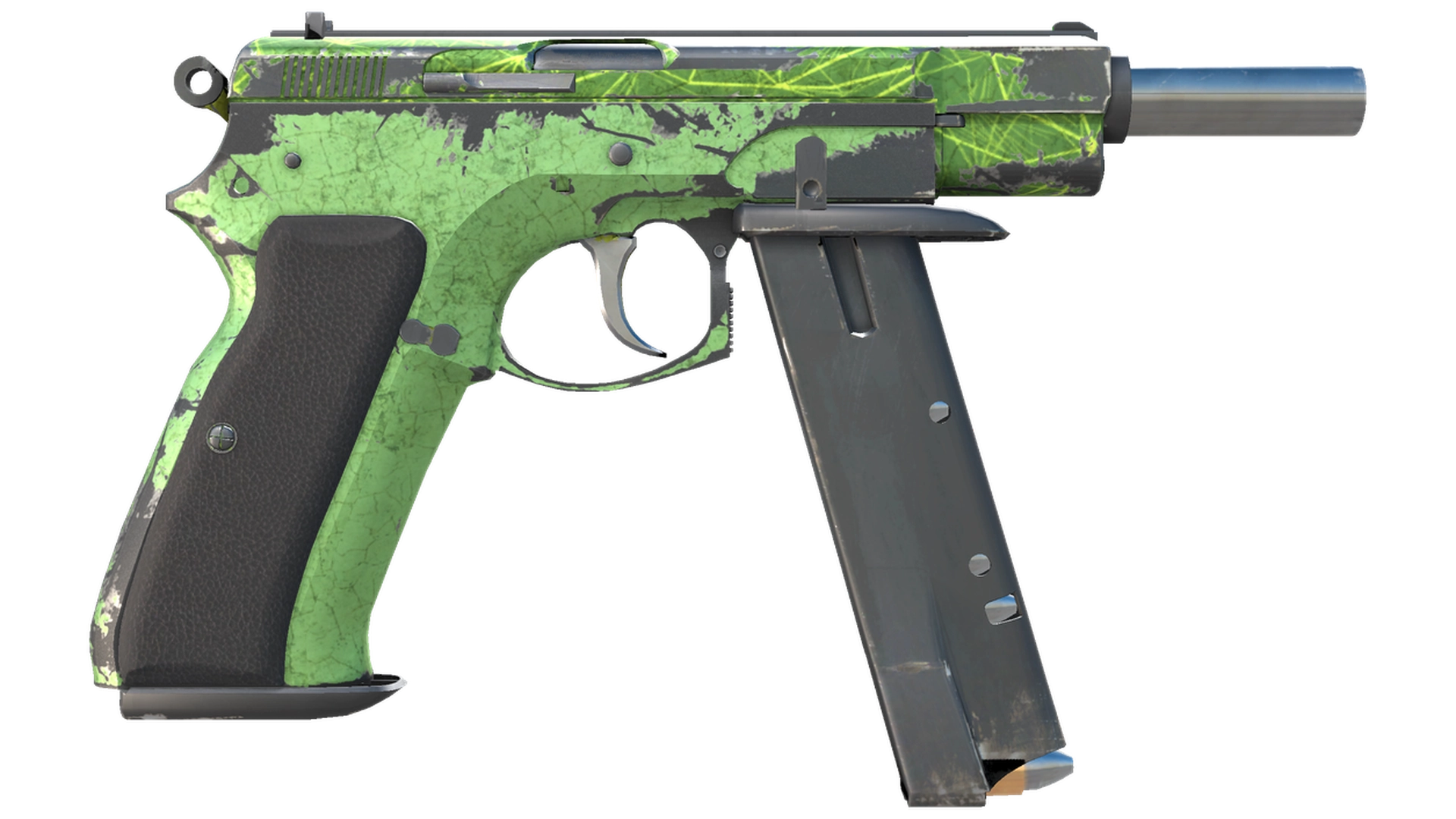 CZ75-Auto | Emerald Quartz (Battle-Scarred)