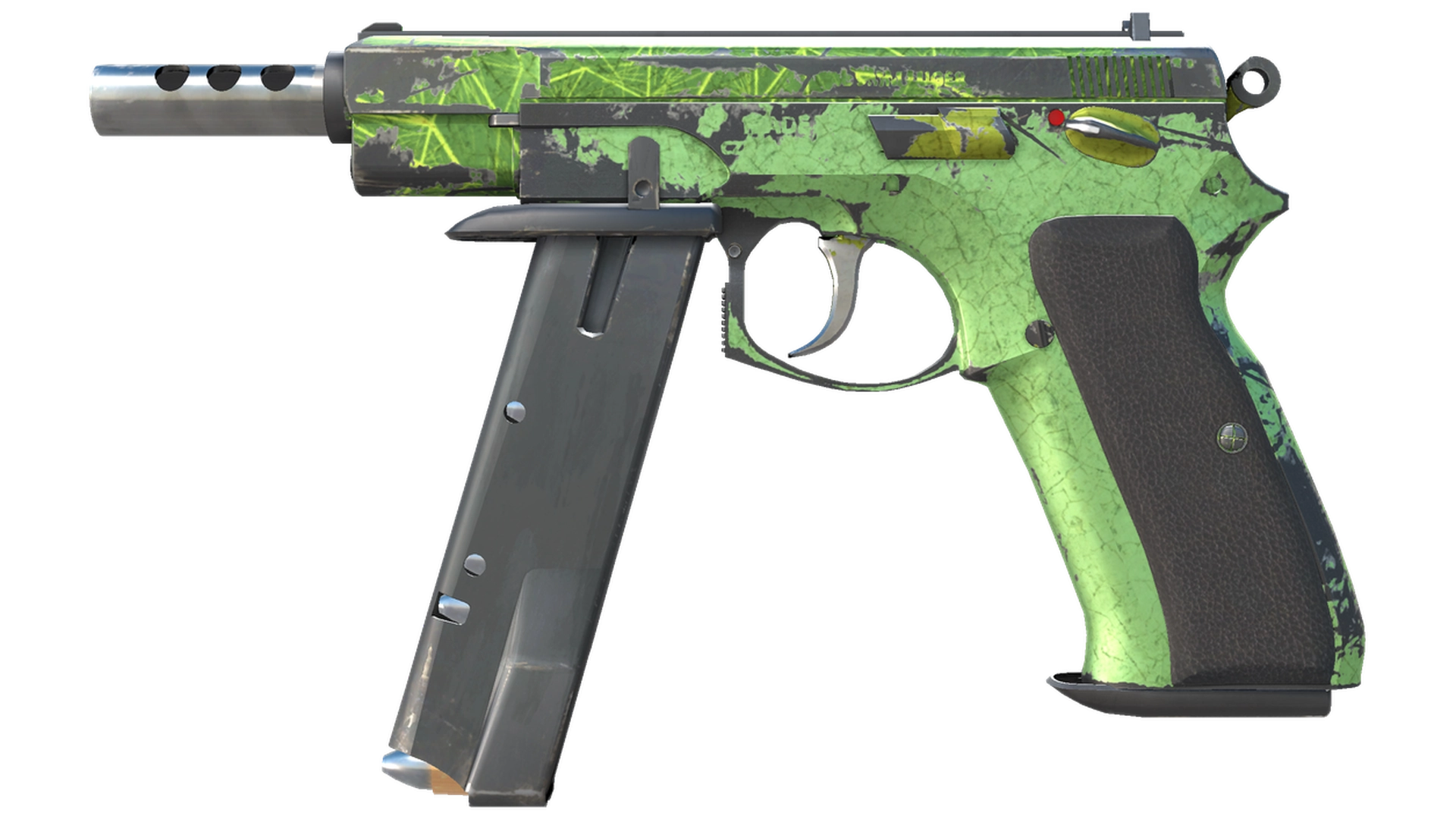 CZ75-Auto | Emerald Quartz (Battle-Scarred)