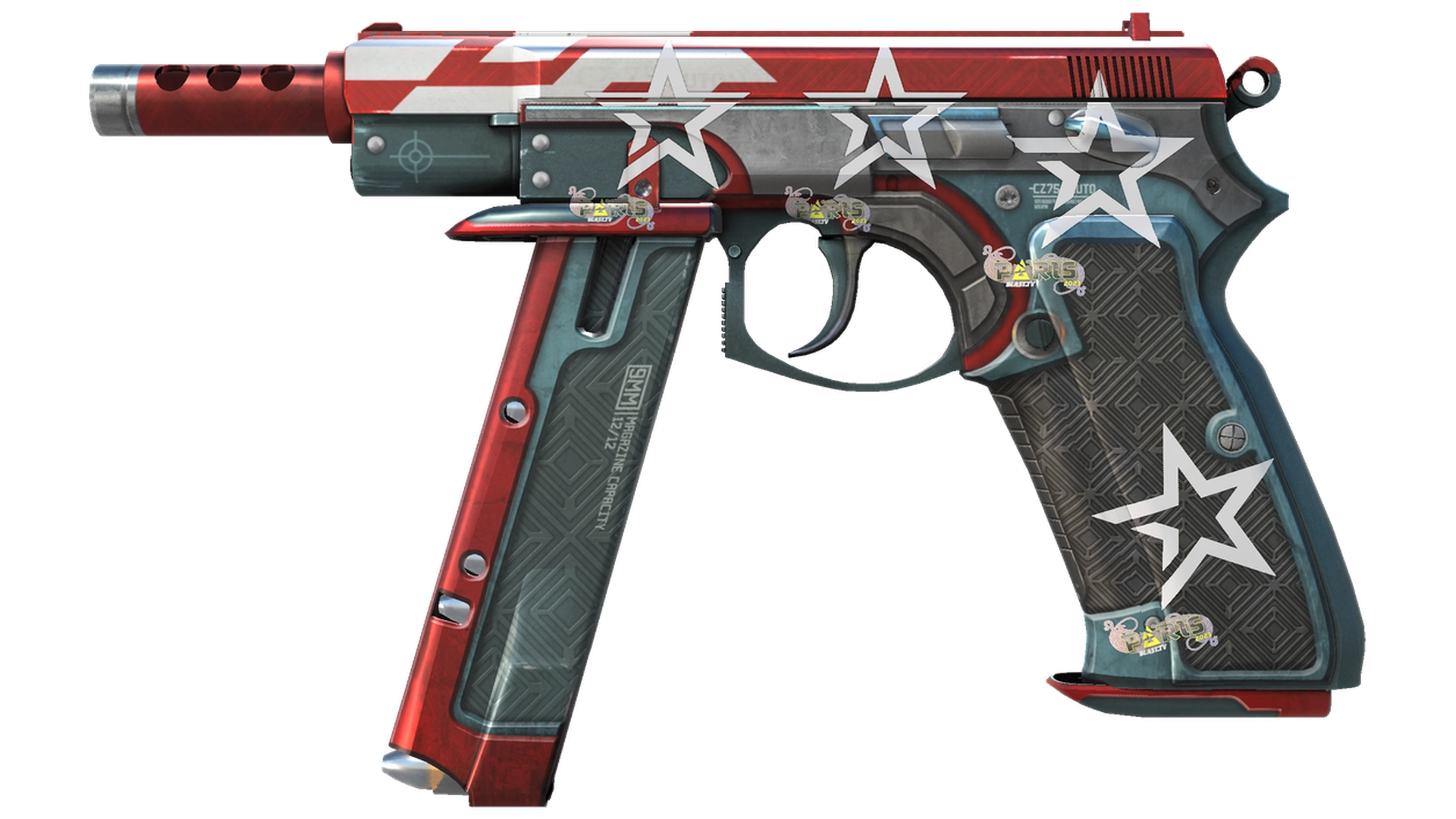 CZ75-Auto | Red Astor (Factory New)