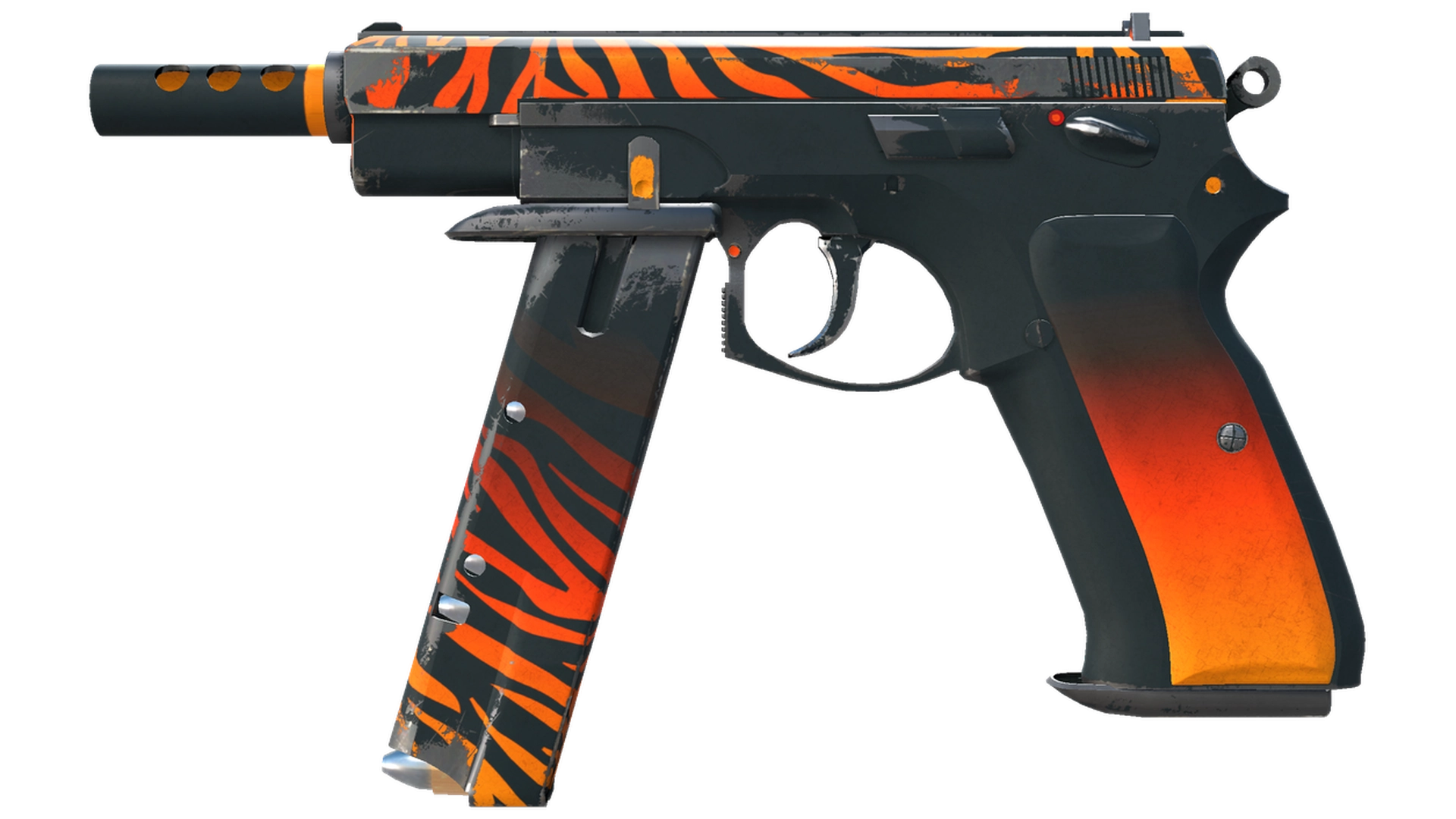 CZ75-Auto | Tigris (Well-Worn)