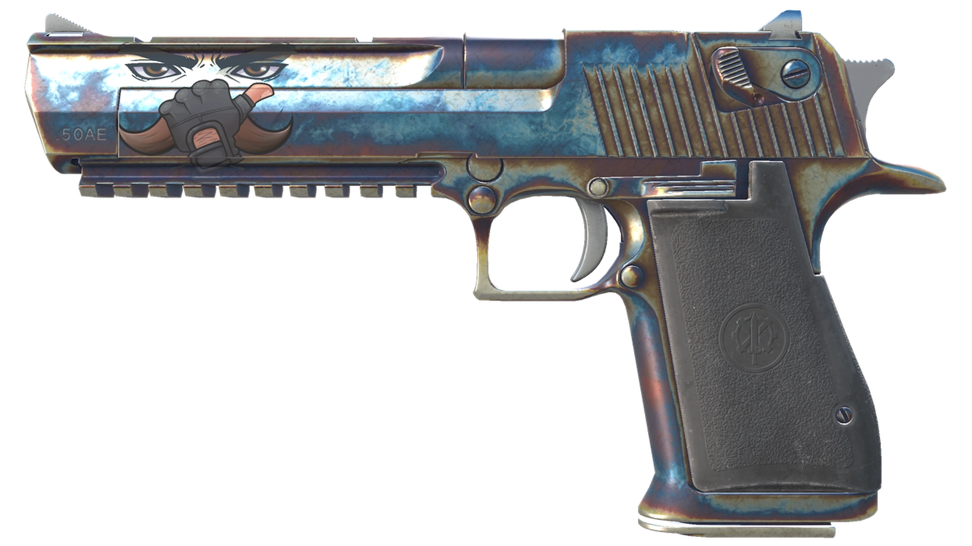 Desert Eagle | Heat Treated (Well-Worn)