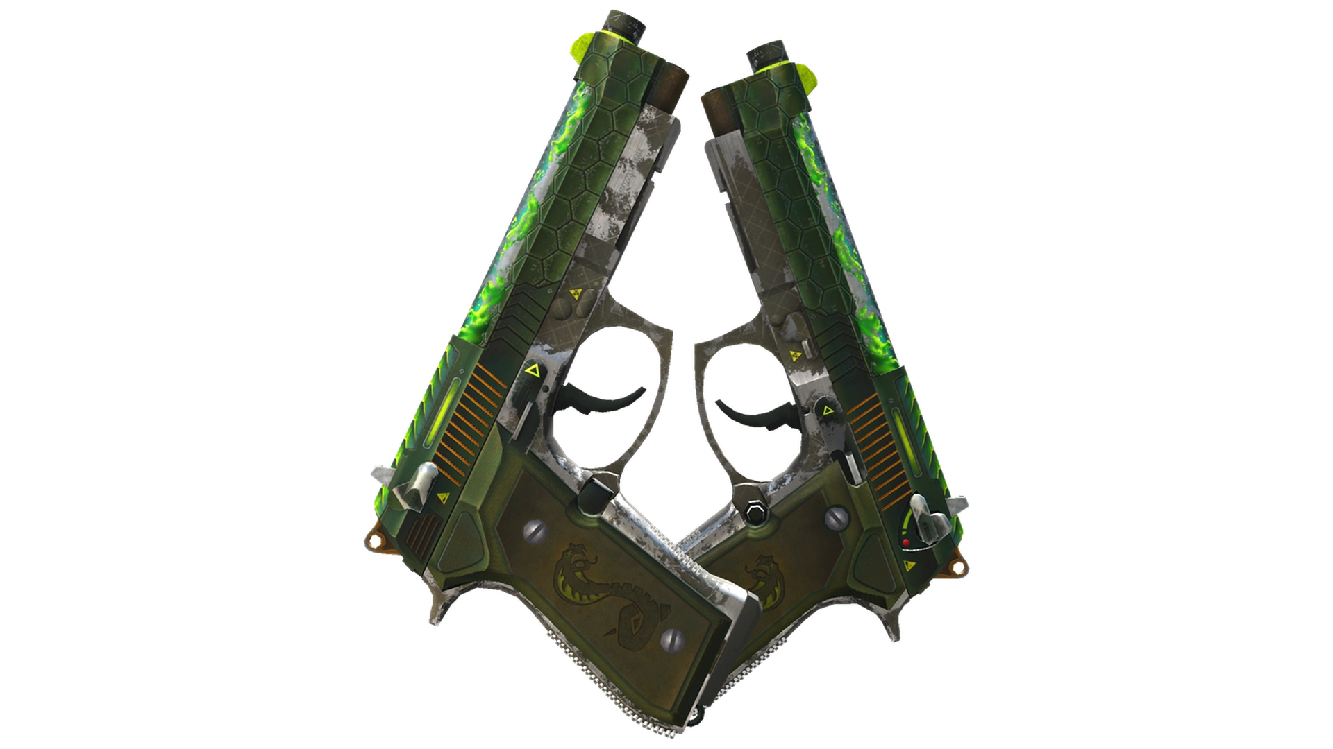 Dual Berettas | Cobra Strike (Battle-Scarred)