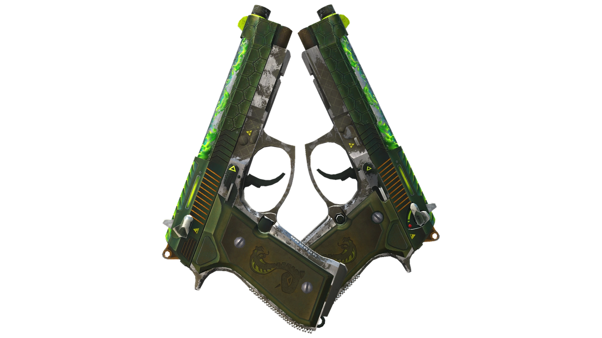 Dual Berettas | Cobra Strike (Battle-Scarred)