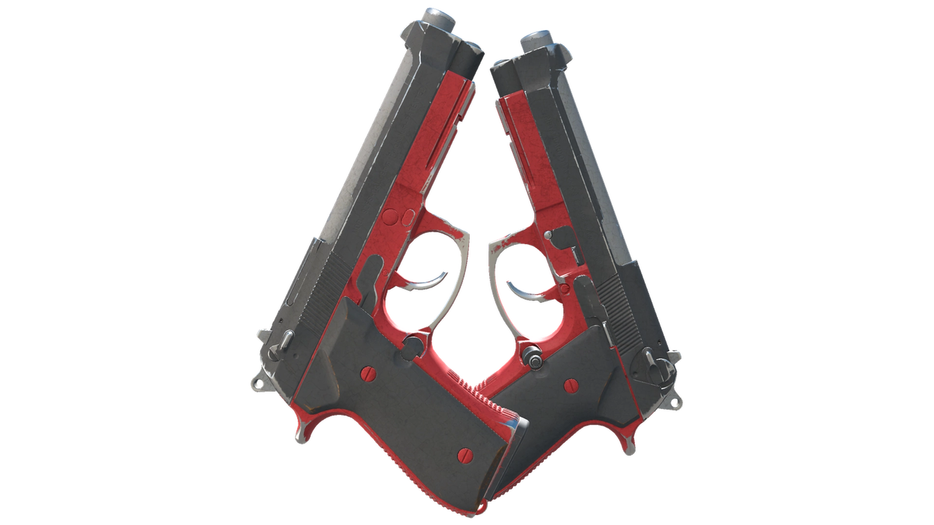 Dual Berettas | Panther (Well-Worn)