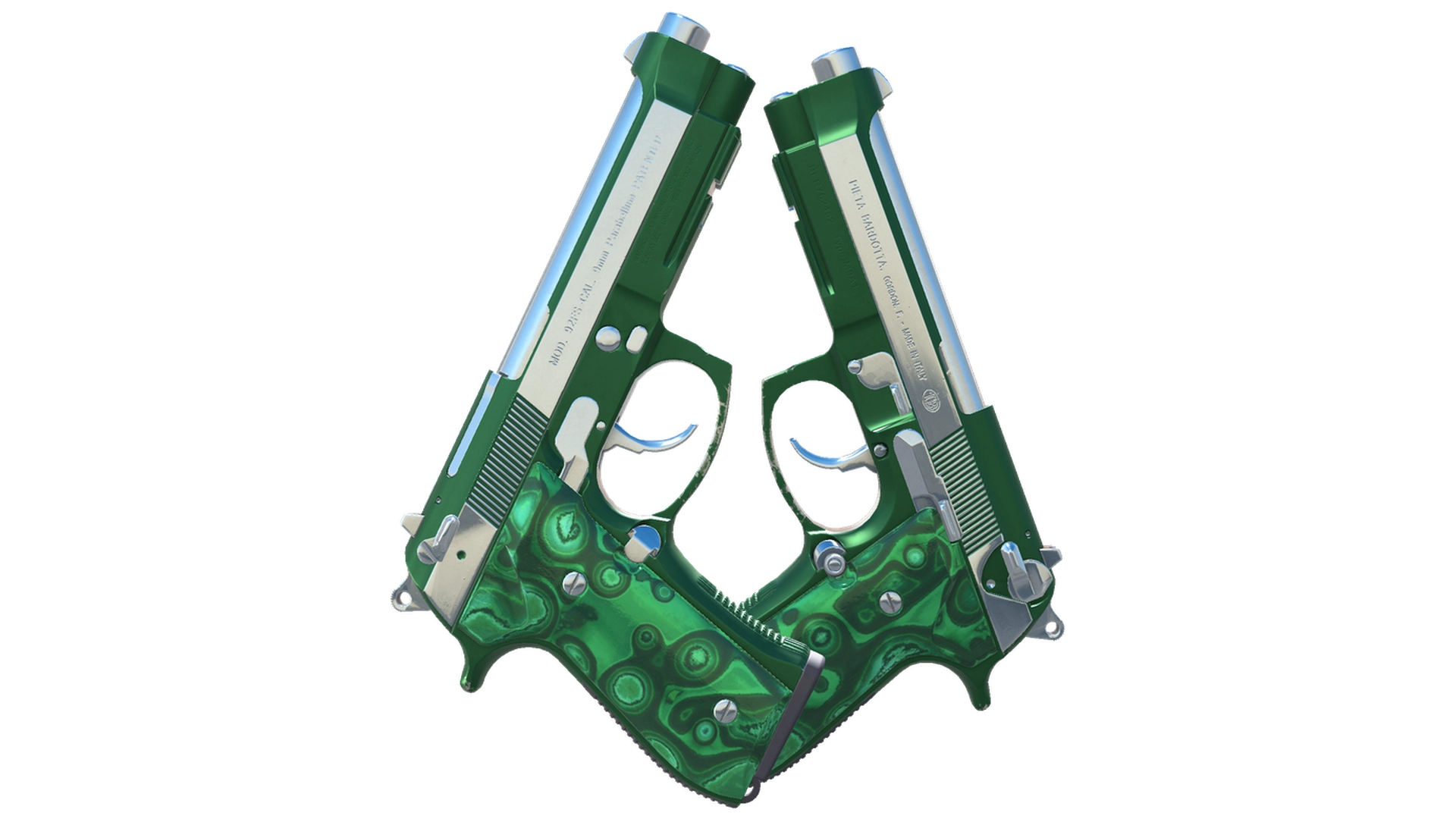 Polished Malachite image