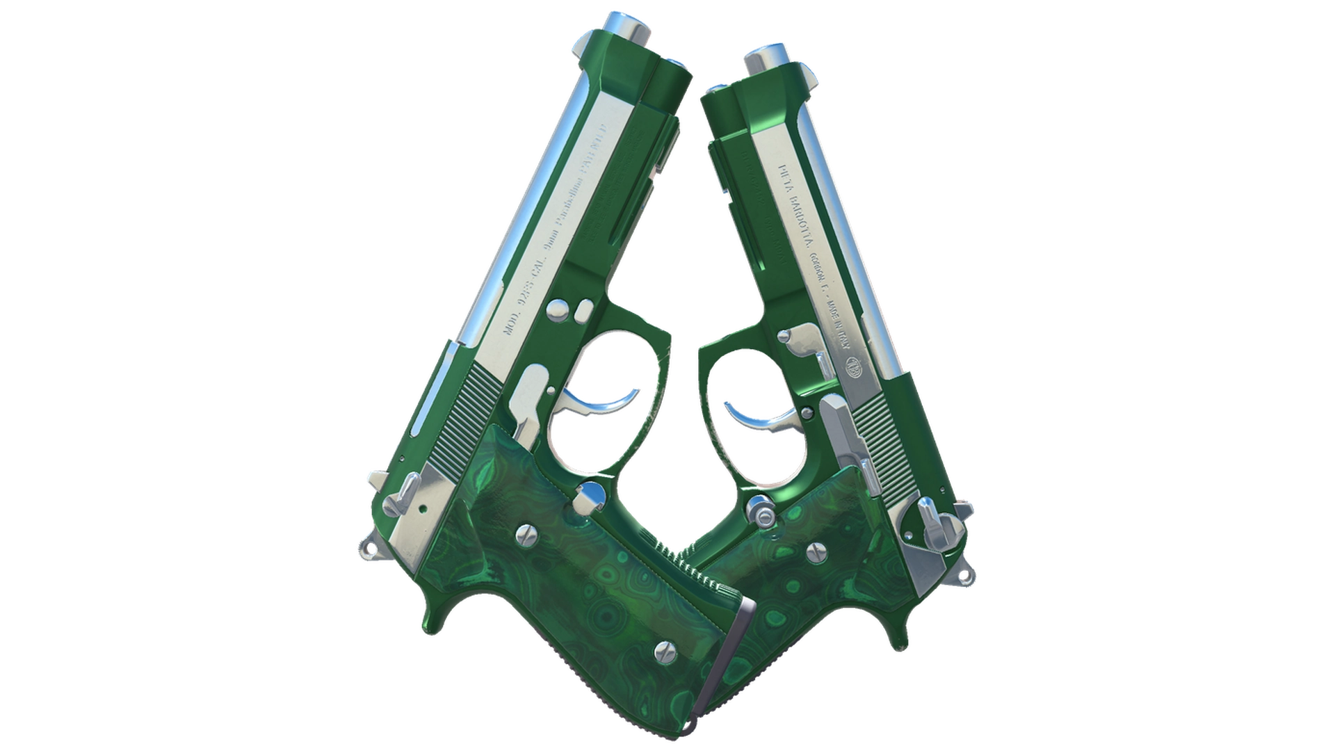 Polished Malachite image