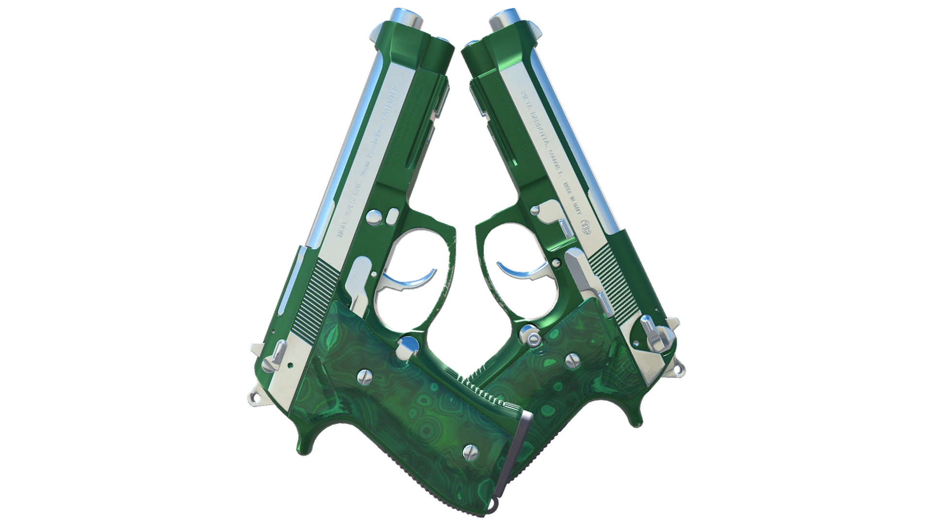 Polished Malachite image