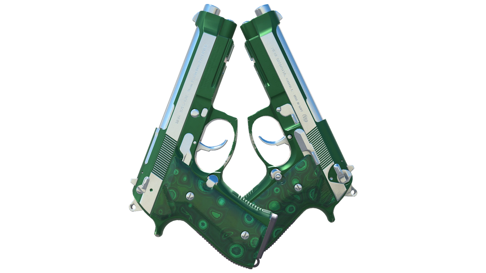 Polished Malachite image